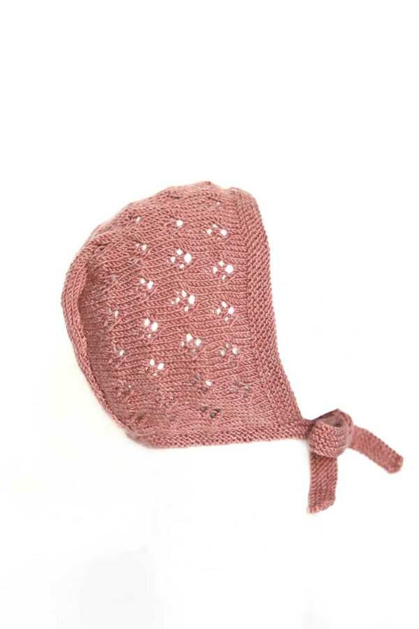 Béguin Adele en laine mérinos, couleur terracotta