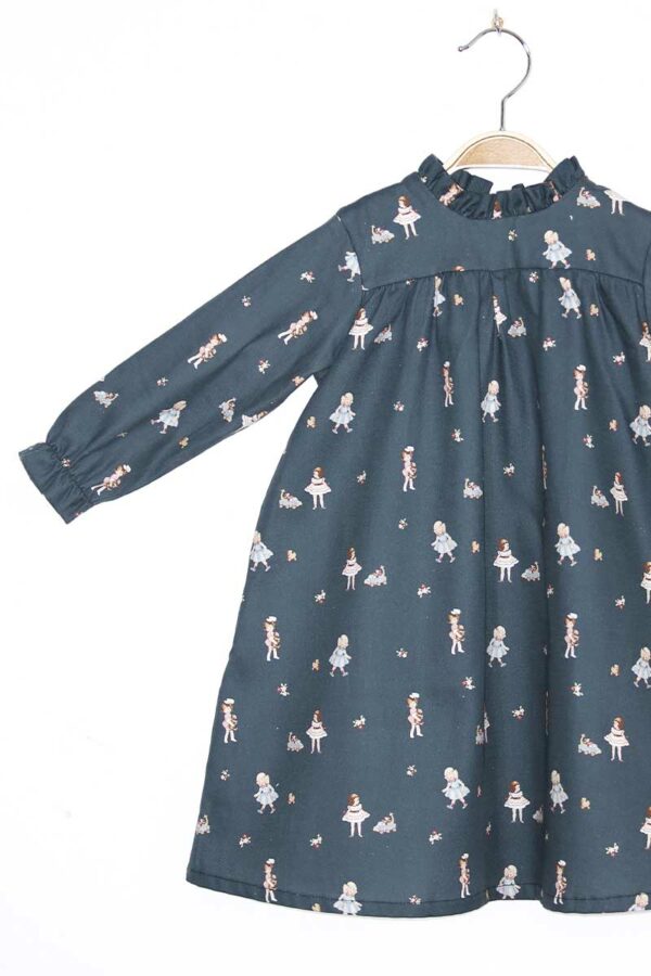 Detail of the Colette dress, made in France.