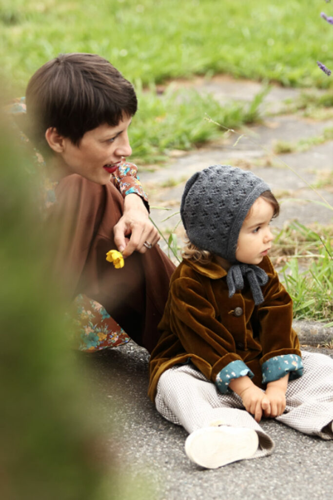 Gaelle Bon and corto , the creator of Petite corto